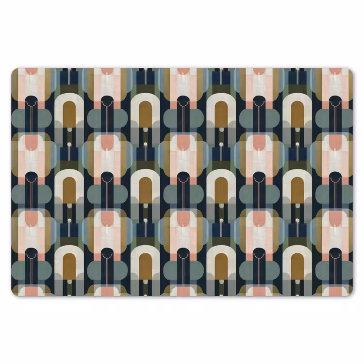 Geografisch - Modern - Kleurrijk Placemat vinyl groot 368 -zzsfeer1_Kitchenyeah-website