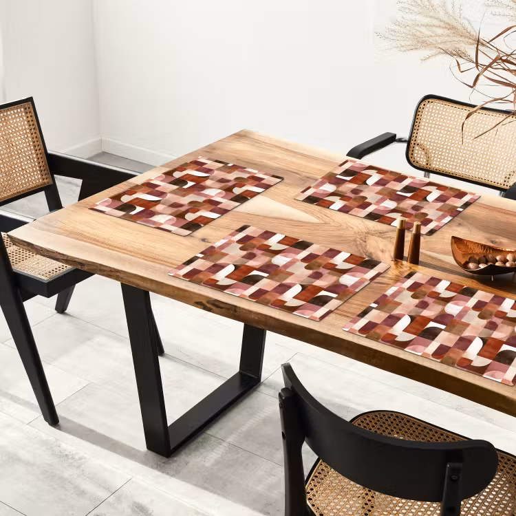 Geometrie - Modern - Retro Placemat vinyl groot 368 -zzsfeer4_Kitchenyeah-website