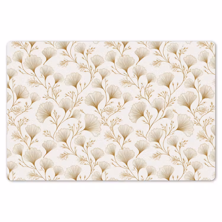 Ginkgo - Takken - Goud Placemat vinyl groot 368 -zzsfeer1_Kitchenyeah-website