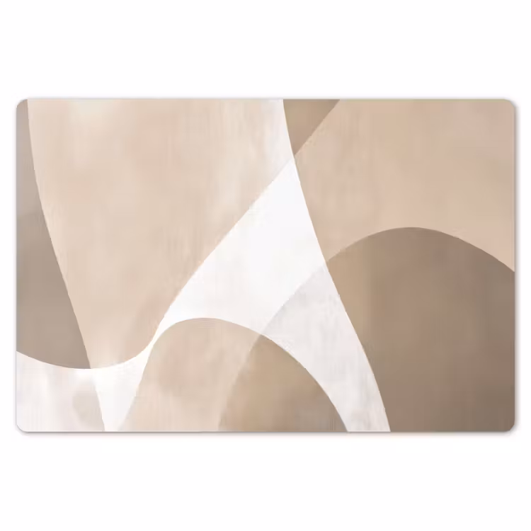 Vloeiende vlakken - Harmonieus - Golvend Placemat vinyl groot -zzsfeer1_Kitchenyeah-website
