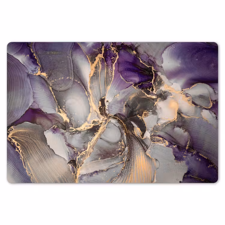 Goud - Paars - Marmer Placemat vinyl groot -zzsfeer1_Kitchenyeah-website