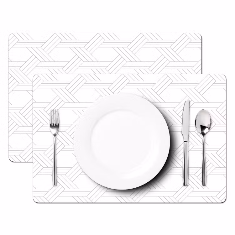 Grafisch - Patroon - Modern -  Driedubbel Placemat vinyl groot 368 -zzsfeer2_Kitchenyeah-website