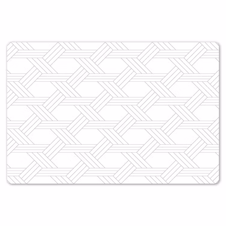 Grafisch - Patroon - Modern -  Driedubbel Placemat vinyl groot 368 -zzsfeer1_Kitchenyeah-website
