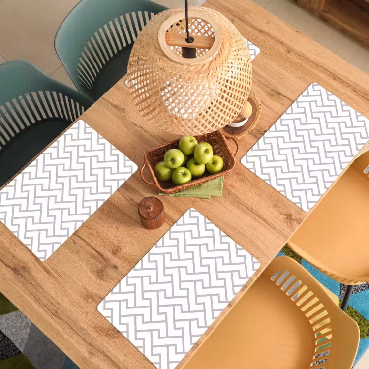 Grafisch - Patroon - Modern - Lijn Placemat vinyl groot 368 -zzsfeer5_Kitchenyeah-website