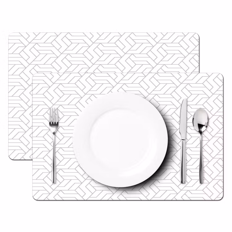 Grafisch - Patroon - Modern - Hexagon Placemat vinyl groot 368 -zzsfeer2_Kitchenyeah-website