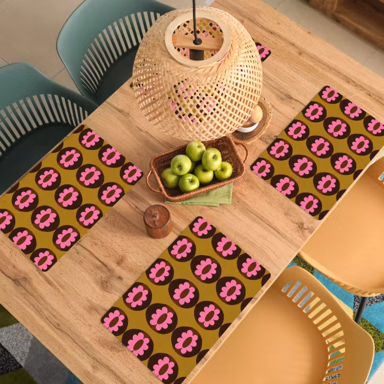 Grafisch - Patroon - Kleurrijk Placemat vinyl groot 368 -zzsfeer5_Kitchenyeah-website