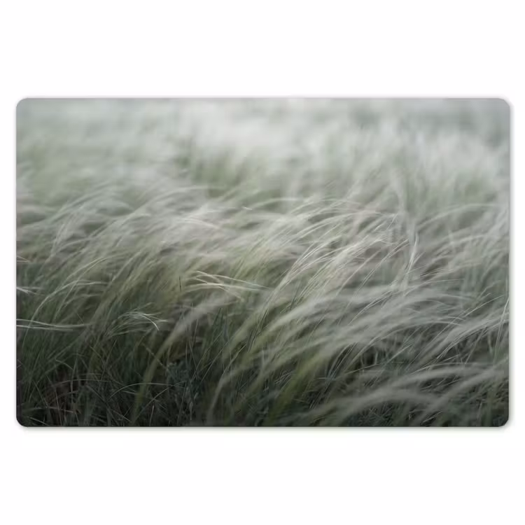 Gras - Wazig - Natuur - Groen - Zacht Placemat vinyl groot -zzsfeer1_Kitchenyeah-website