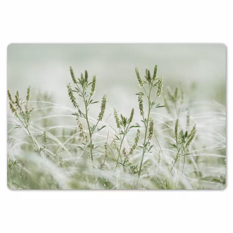 Grassen - Minimalistisch - Groen Placemat vinyl groot -zzsfeer1_Kitchenyeah-website