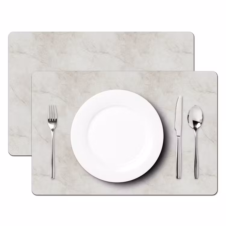 Grijs - Marmer - Aders Placemat vinyl groot 368 -zzsfeer2_Kitchenyeah-website