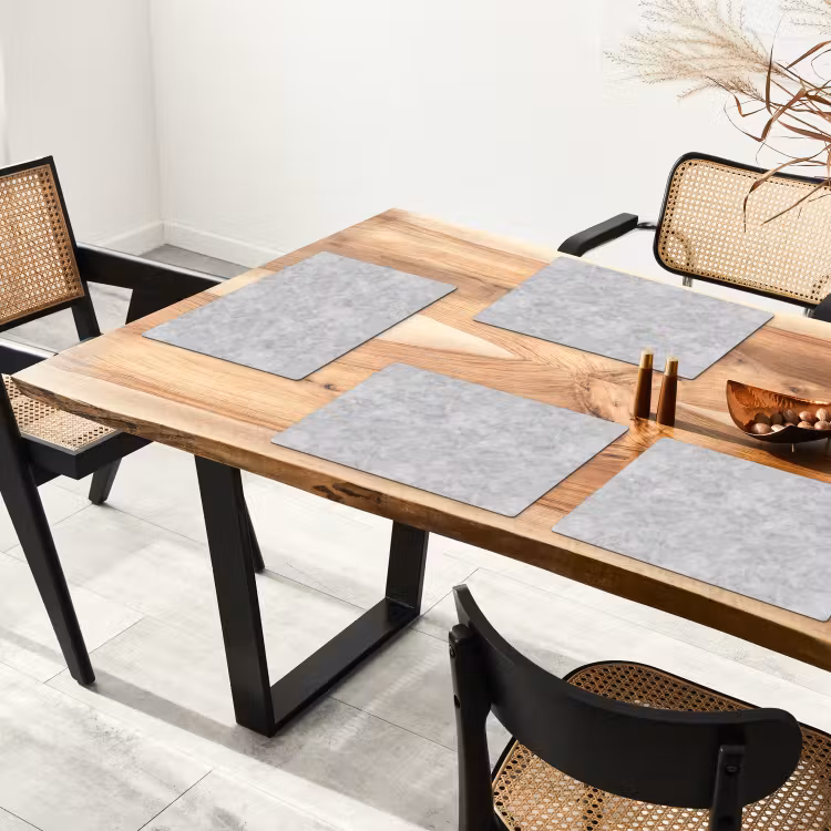 Grijs - Marmer - Mat Placemat vinyl groot 368 -zzsfeer4_Kitchenyeah-website