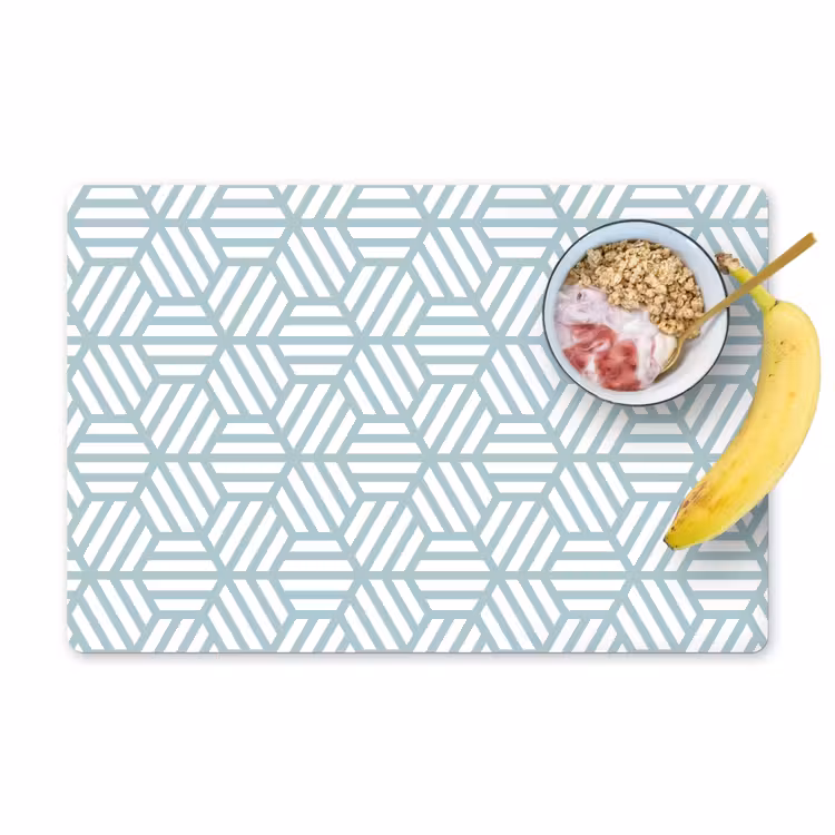 Groen - Geometrie - Patronen - Abstract Placemat vinyl groot 368 -zzzproduct_Kitchenyeah-website