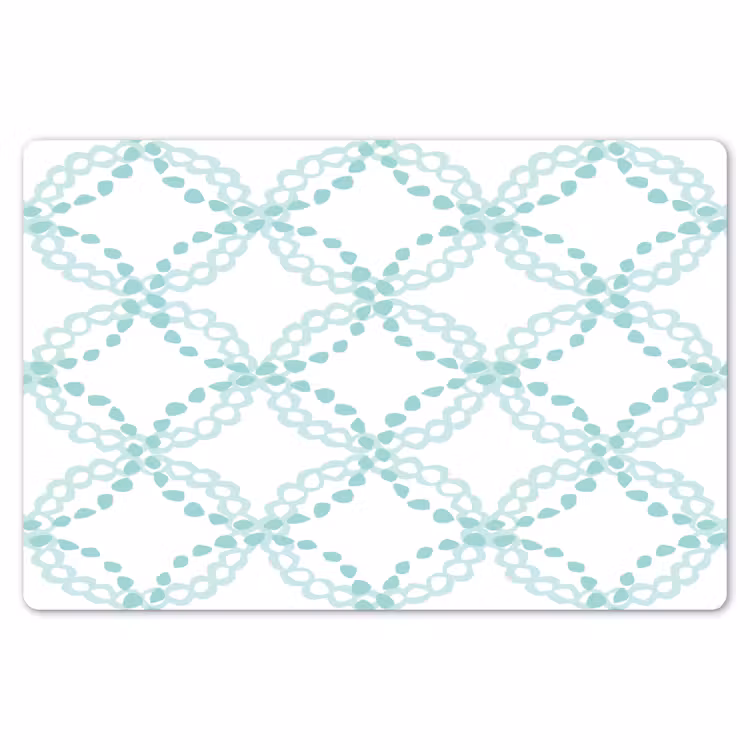 Groen - Patroon - Vormen Placemat vinyl groot 368 -zzsfeer1_Kitchenyeah-website