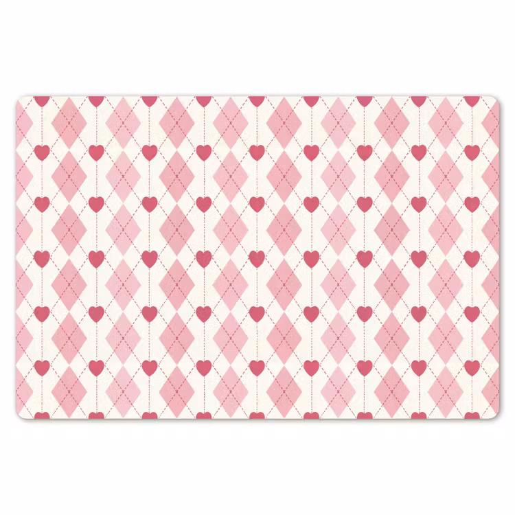 Ruiten - Klassiek - Roze - Wit Placemat vinyl groot 368 -zzsfeer1_Kitchenyeah-website