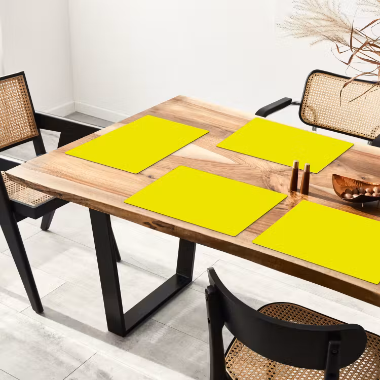 Bright - Canary - Geel Placemat vinyl groot 368 -zzsfeer4_Kitchenyeah-website