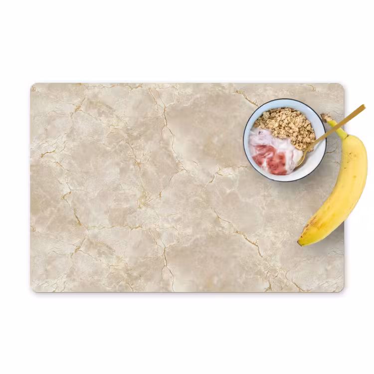 Lichtbeige - Marmer - Aders Placemat vinyl groot 368 -zzzproduct_Kitchenyeah-website