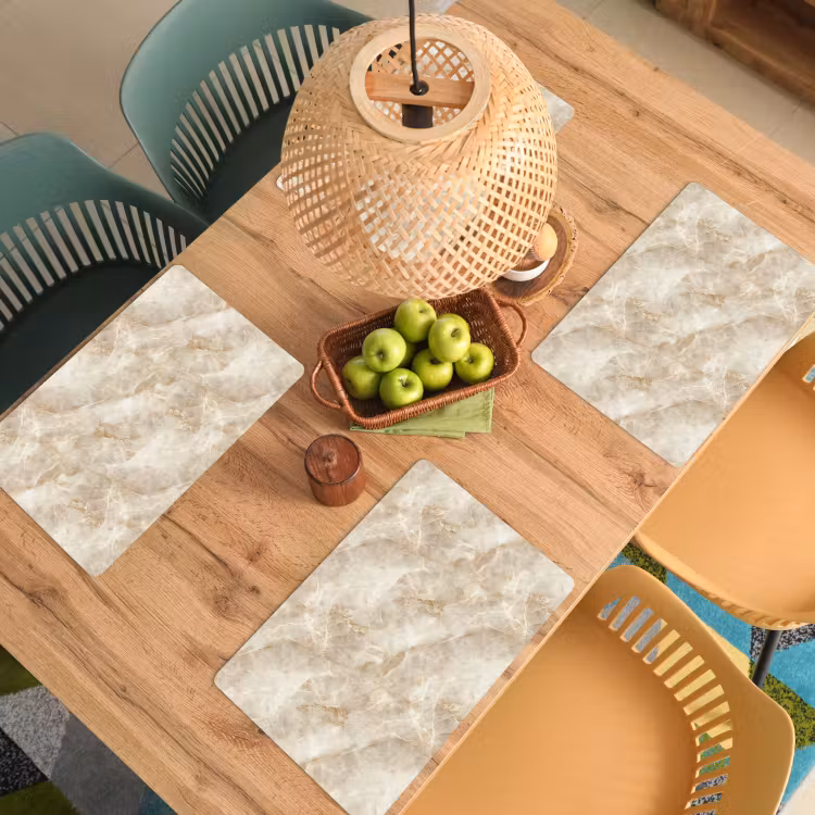 Lichtbeige - Onyx - Subtiel Placemat vinyl groot 368 -zzsfeer5_Kitchenyeah-website