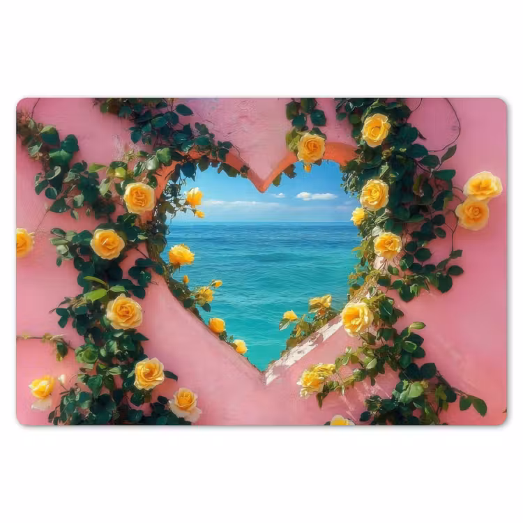 Hart - Zee - Muur Placemat vinyl groot -zzsfeer1_Kitchenyeah-website