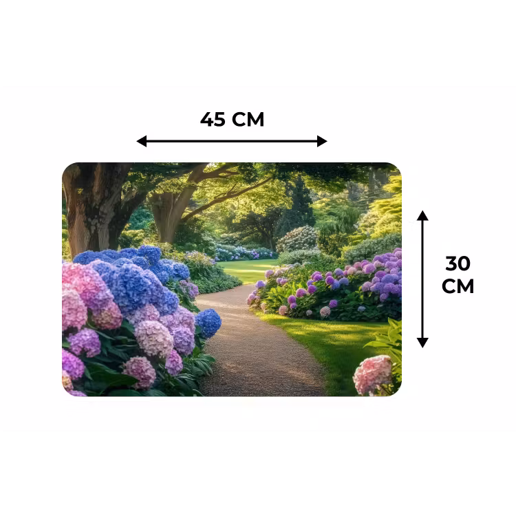 Hortensia- Park - Pad Placemat vinyl groot -specs