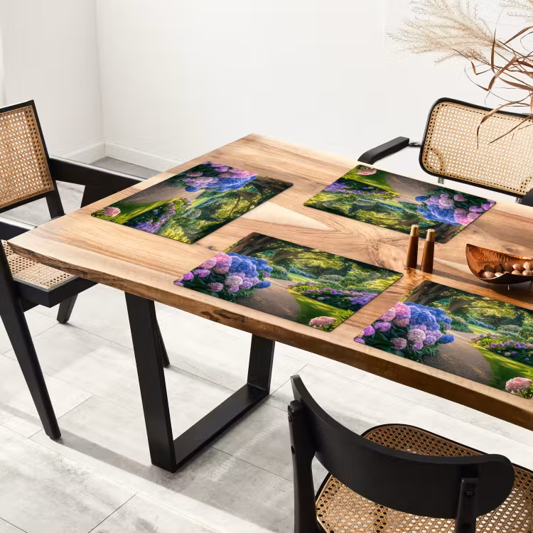 Hortensia- Park - Pad Placemat vinyl groot -zzsfeer4_Kitchenyeah-website
