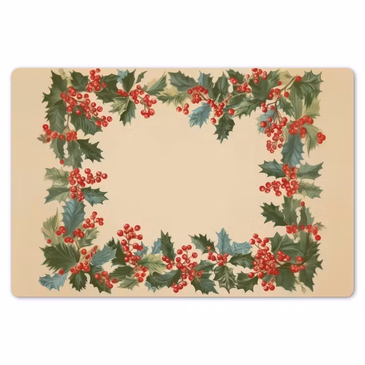 Hulstrand - Bessen - Beige Placemat vinyl groot -zzsfeer1_Kitchenyeah-website
