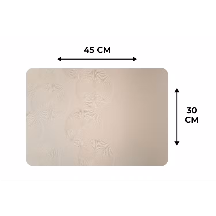 Japandi - Beige - Modern Placemat vinyl groot -specs