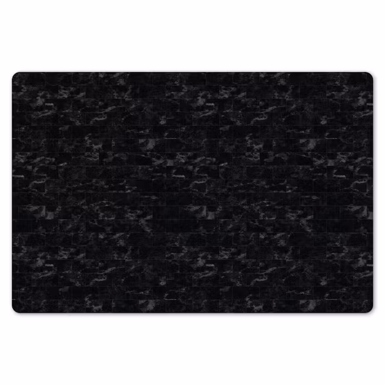 Tegels - Patroon - Marmer - Zwart Placemat vinyl groot 368 -zzsfeer1_Kitchenyeah-website