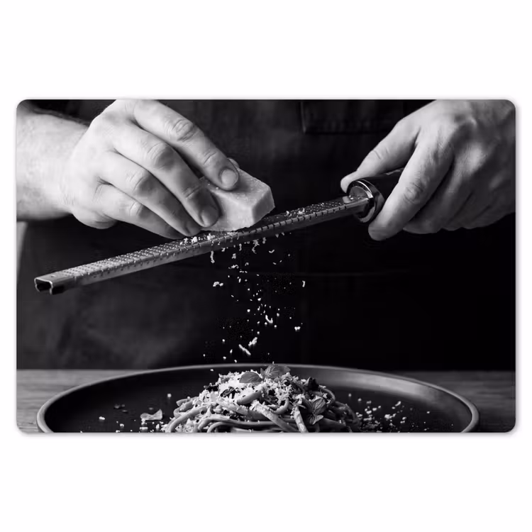 Kaas - Pasta - Rasp Placemat vinyl groot -zzsfeer1_Kitchenyeah-website