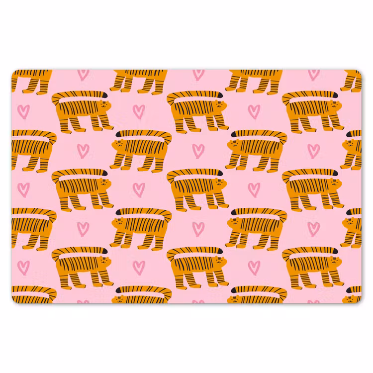 Katten - Roze - Hartjes Placemat vinyl groot 368 -zzsfeer1_Kitchenyeah-website