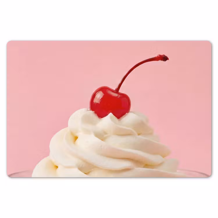 Kers - Slagroom - Roze Placemat vinyl groot -zzsfeer1_Kitchenyeah-website