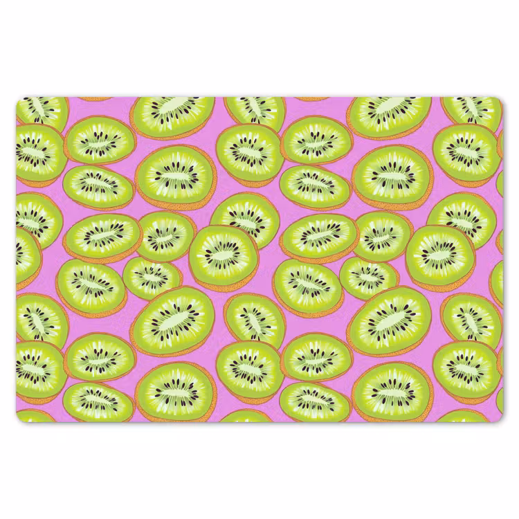Kiwi - Speels - Groen Placemat vinyl groot 368 -zzsfeer1_Kitchenyeah-website
