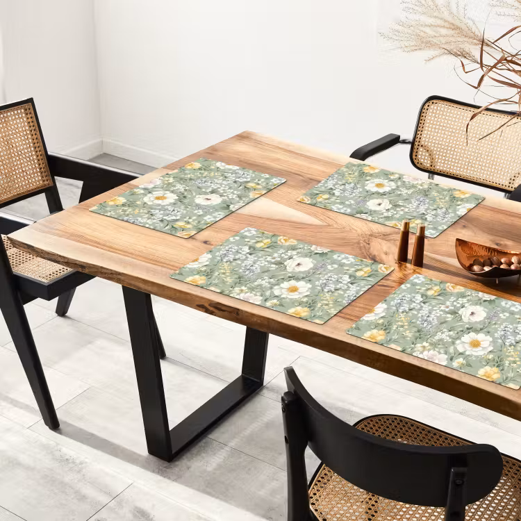 Klassiek - Bloemenpatroon - Kleurrijk Placemat vinyl groot 368 -zzsfeer4_Kitchenyeah-website