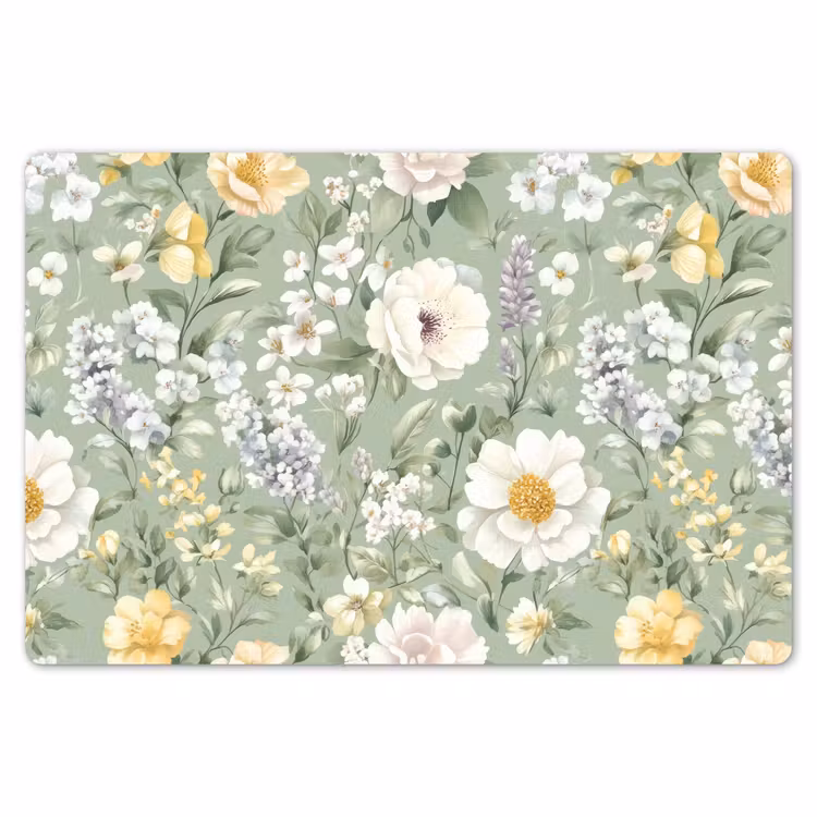 Klassiek - Bloemenpatroon - Kleurrijk Placemat vinyl groot 368 -zzsfeer1_Kitchenyeah-website