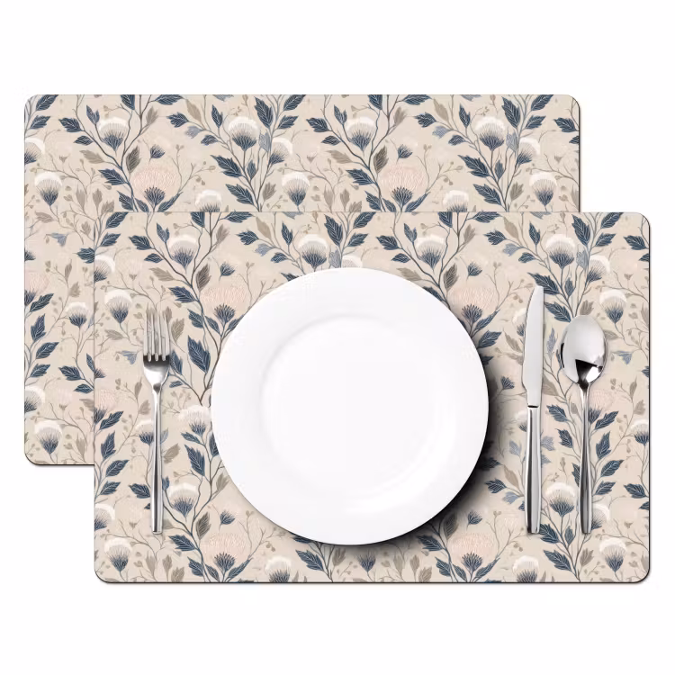 Klassiek - Botanisch - Kleurrijk Placemat vinyl groot 368 -zzsfeer2_Kitchenyeah-website