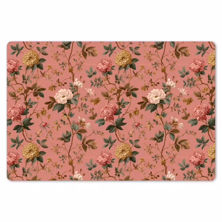 Klassiek - Botanisch - Roze Placemat vinyl groot 368 -zzsfeer1_Kitchenyeah-website