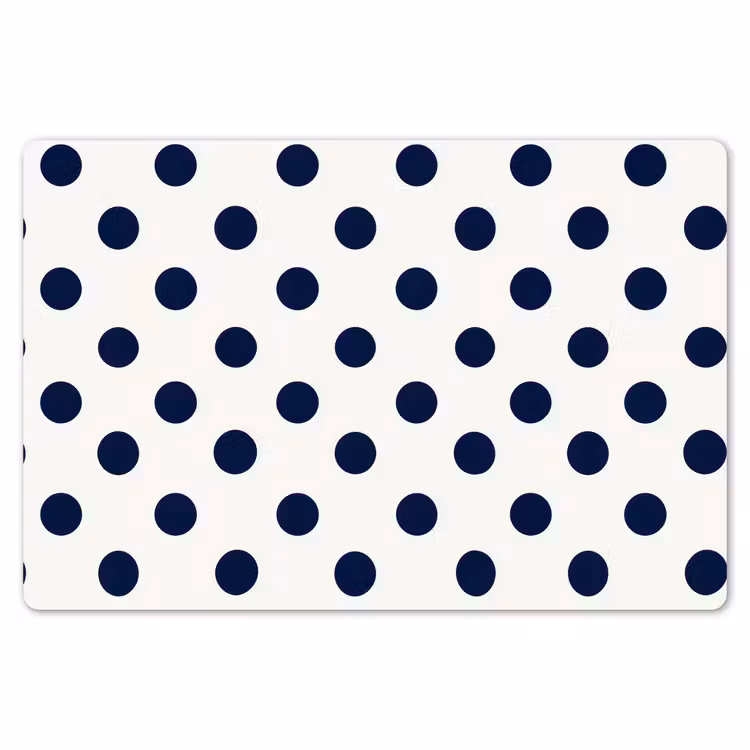 Klassiek - Stippen - Blauw Placemat vinyl groot 368 -zzsfeer1_Kitchenyeah-website