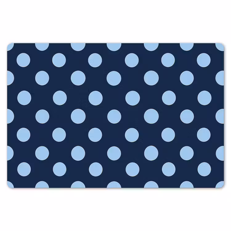 Klassiek - Dots - Blauw Placemat vinyl groot 368 -zzsfeer1_Kitchenyeah-website