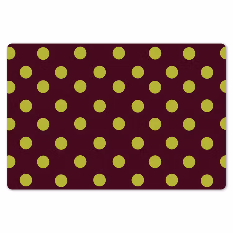 Klassiek - Stippen - Groen Placemat vinyl groot 368 -zzsfeer1_Kitchenyeah-website