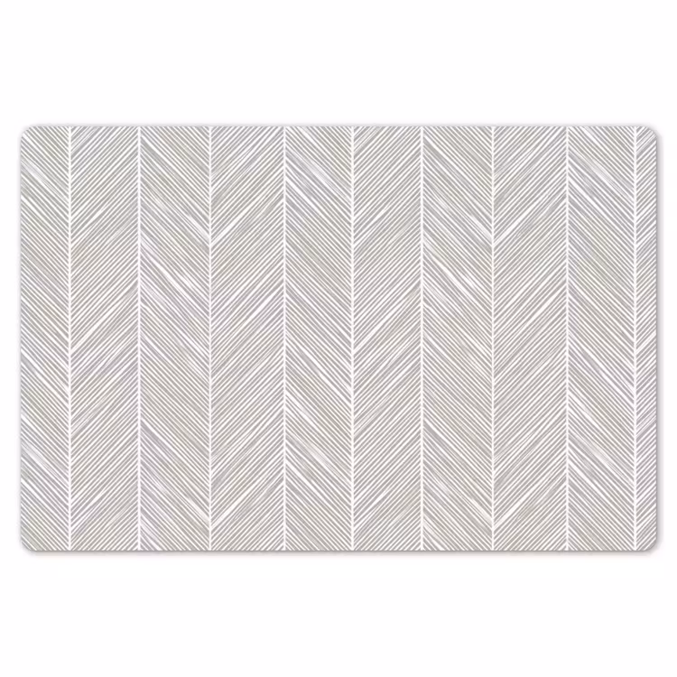 Klassiek - Visgraat - Grijs Placemat vinyl groot 368 -zzsfeer1_Kitchenyeah-website