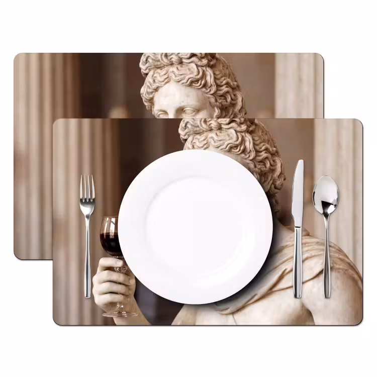 Klassiek - Marmer - Wijn Placemat vinyl groot -zzsfeer2_Kitchenyeah-website