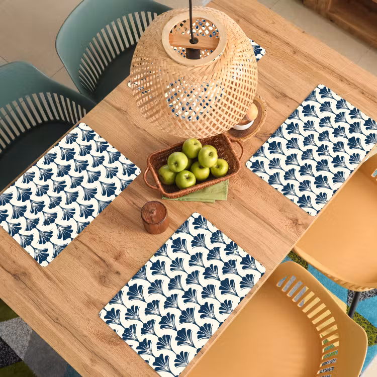Klassiek - Motief - Blauw Placemat vinyl groot 368 -zzsfeer5_Kitchenyeah-website