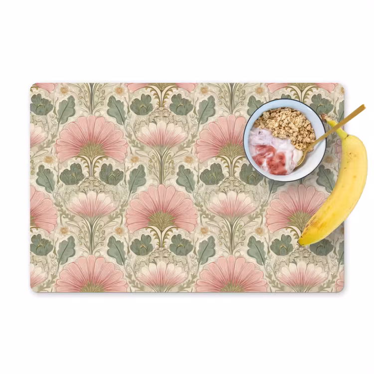 Klassiek - Patroon - Roze Placemat vinyl groot 368 -zzzproduct_Kitchenyeah-website