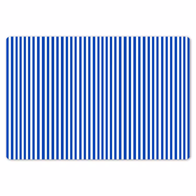 Klassiek - Strepen - Blauw Placemat vinyl groot 368 -zzsfeer1_Kitchenyeah-website