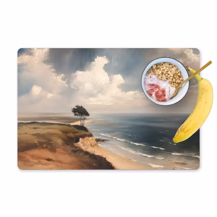 Klif - Zee - Boom Placemat vinyl groot -zzzproduct_Kitchenyeah-website