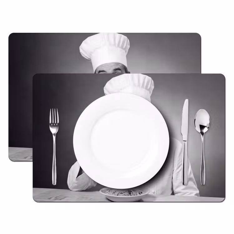 Chef - Spaghetti - Pasta Placemat vinyl groot -zzsfeer2_Kitchenyeah-website