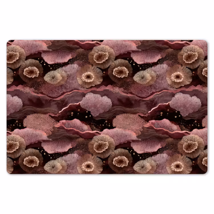 Koraal - Organisch - Roze Placemat vinyl groot 368 -zzsfeer1_Kitchenyeah-website