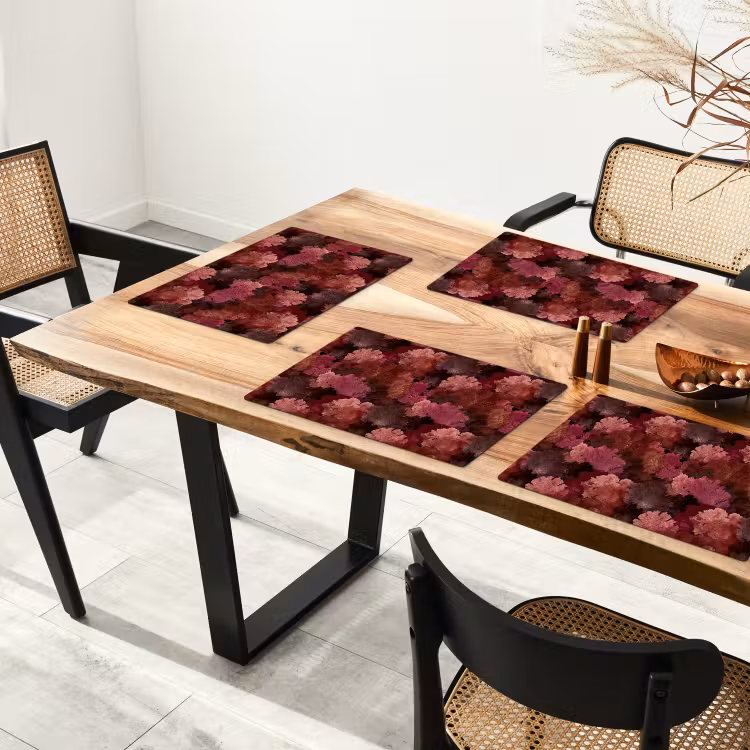 Koraal - Textuur - Kleurrijk Placemat vinyl groot 368 -zzsfeer4_Kitchenyeah-website