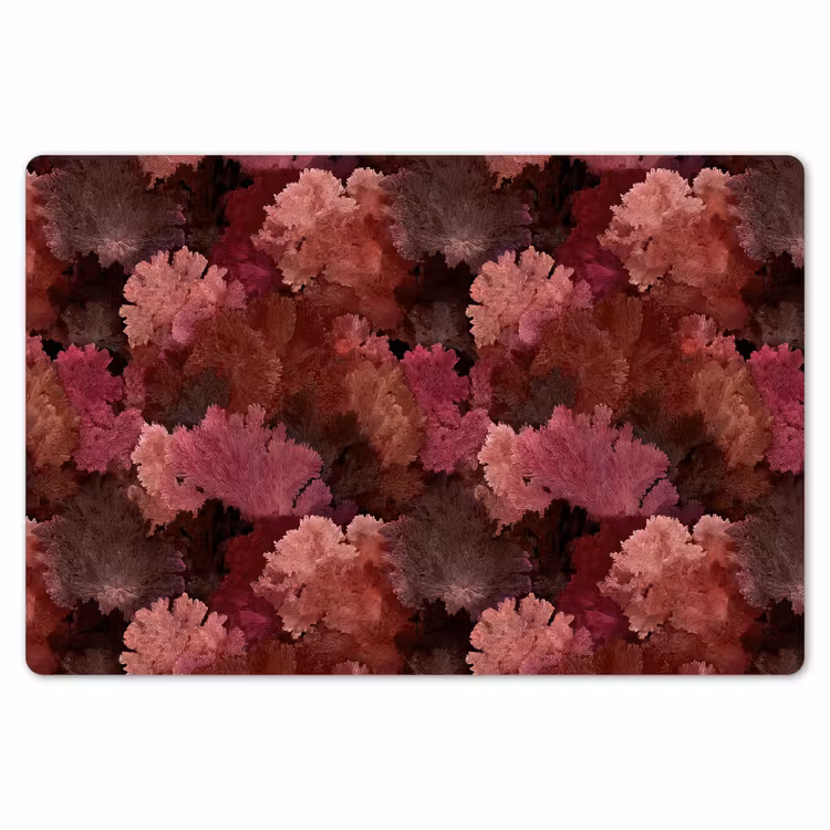Koraal - Textuur - Kleurrijk Placemat vinyl groot 368 -zzsfeer1_Kitchenyeah-website