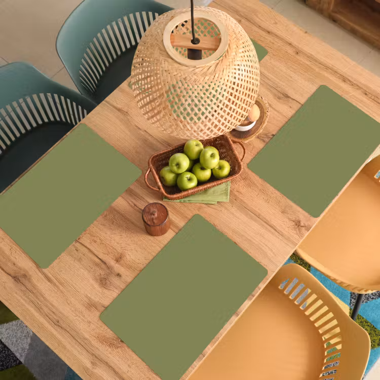 Herbal - Matcha - Groen Placemat vinyl groot 368 -zzsfeer5_Kitchenyeah-website