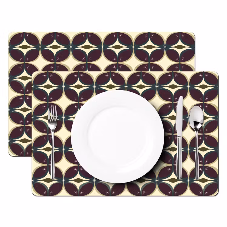 Cirkel - Retro - Kleurrijk Placemat vinyl groot 368 -zzsfeer2_Kitchenyeah-website