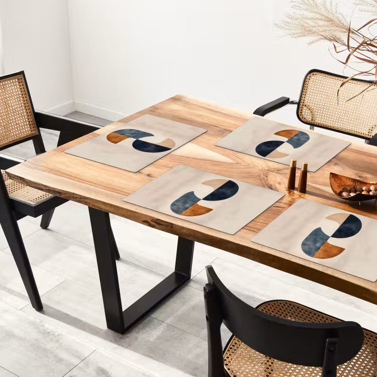 Cirkels - Abstract - Kleurrijk Placemat vinyl groot -zzsfeer4_Kitchenyeah-website